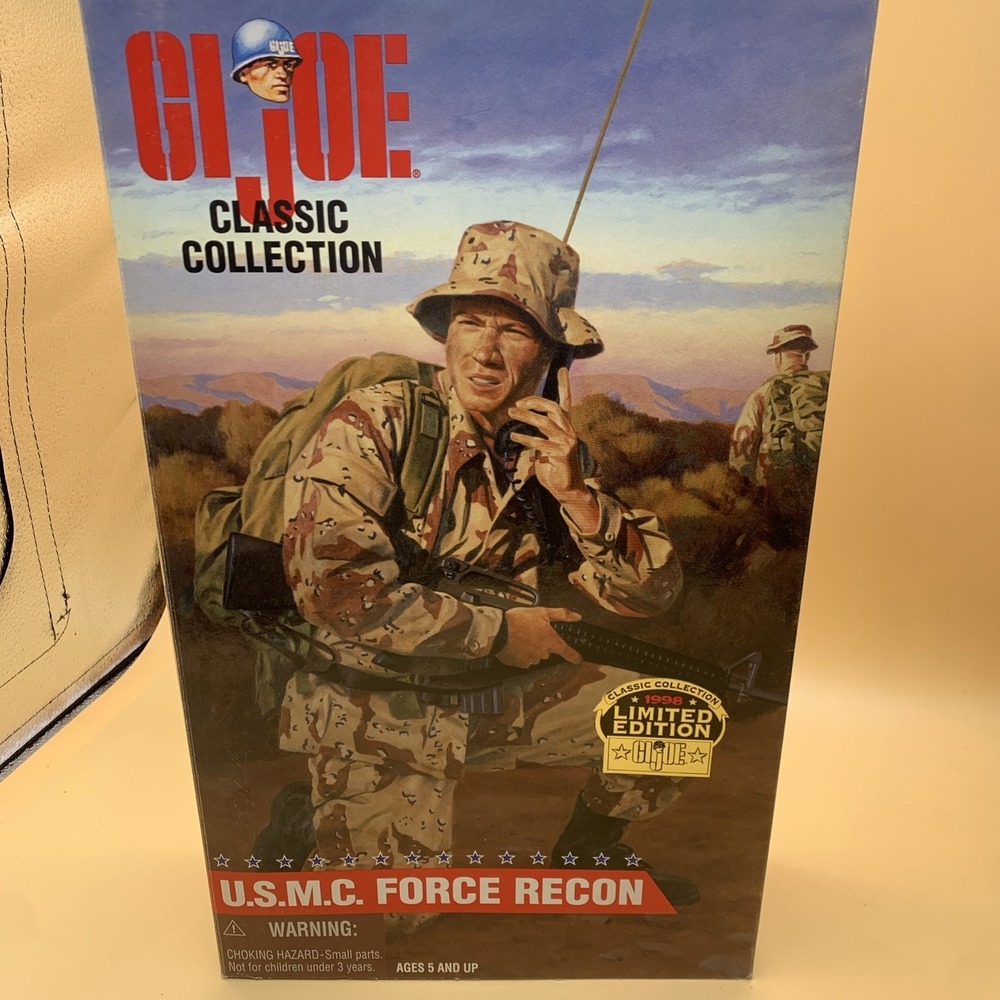 GI Joe Classic Collection USMC Force Recon 12" Action Figure 1997 New Limited Ed